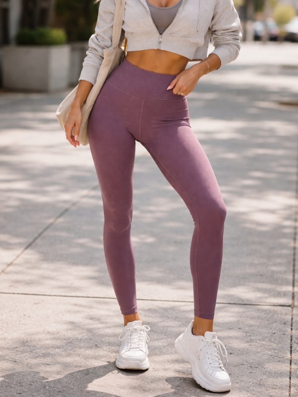 lululemon athletica Purple High-Waist Leggings
